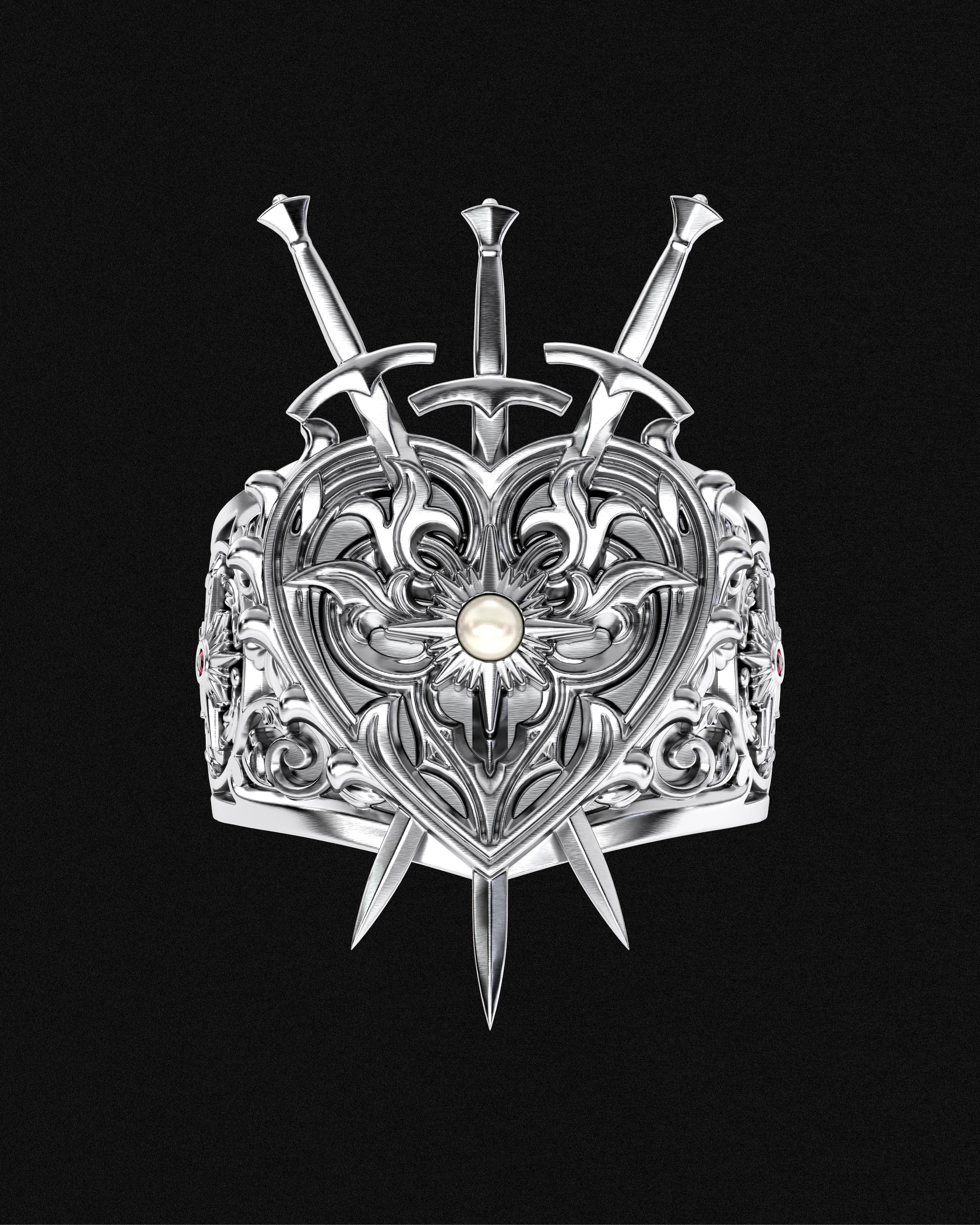 3 of Swords Ring Lux | Zero Heroes® 3 of Swords Ring Lux | Zero Heroes®