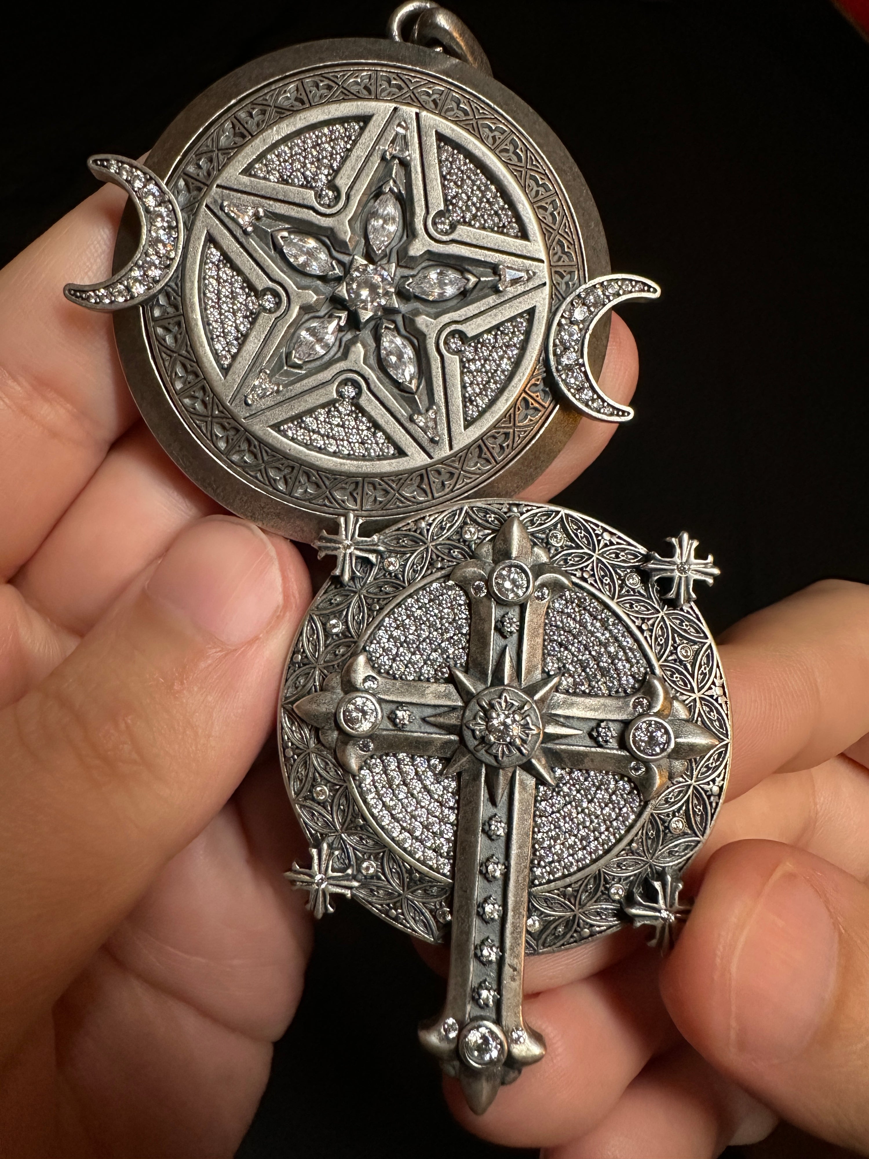 Sacred Hex Pendant Moonlight