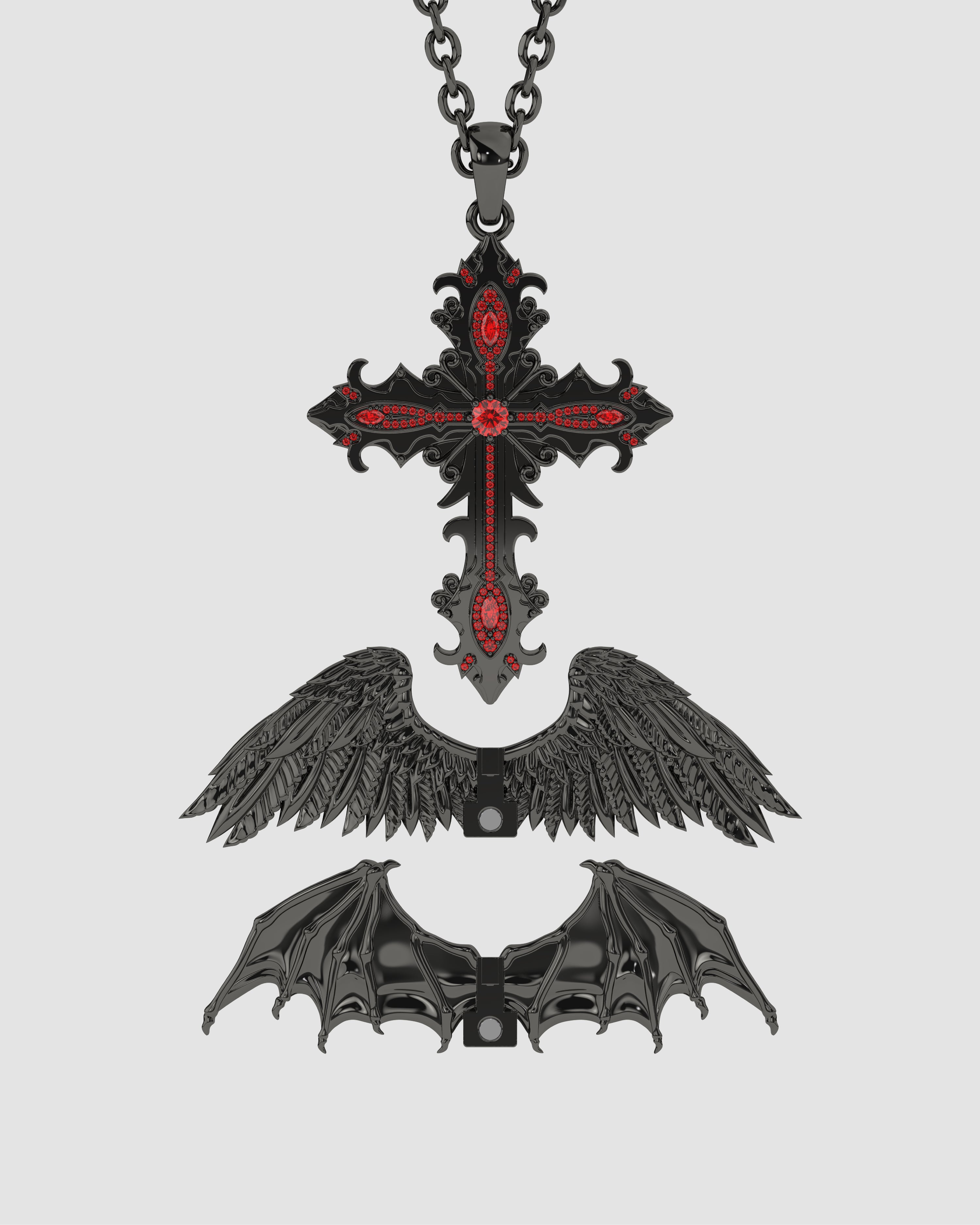 Crossed Faith Pendant Alucard