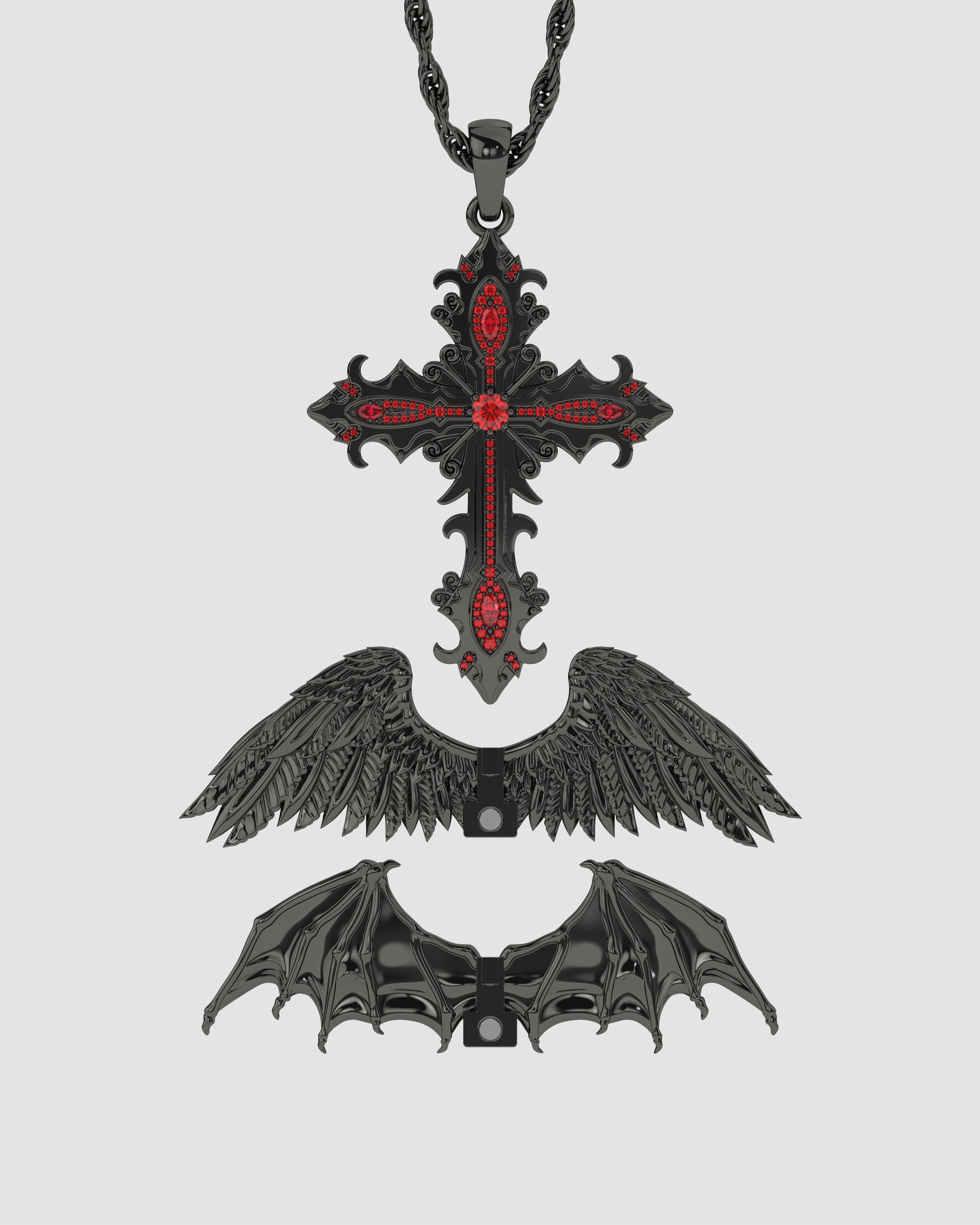 Crossed Faith Pendant Alucard