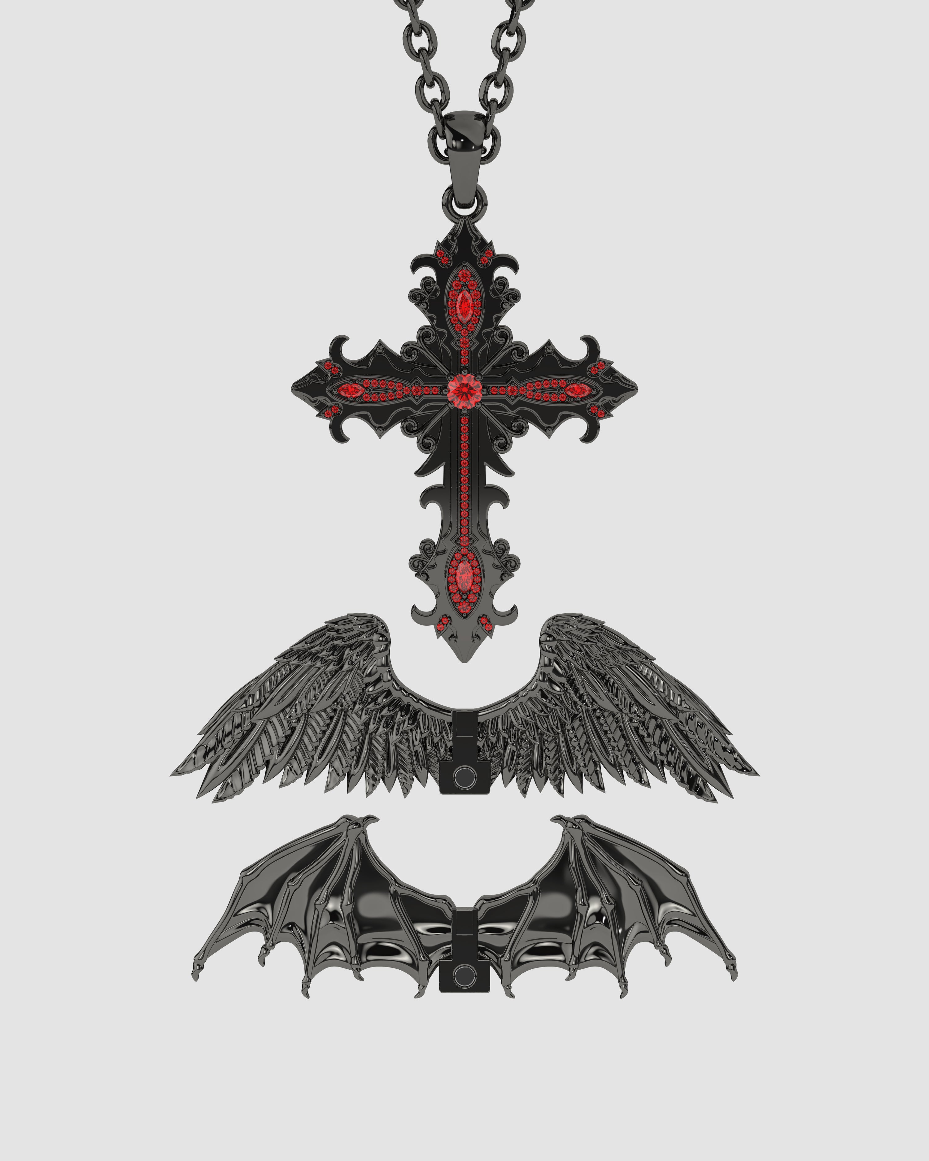 Crossed Faith Pendant Alucard