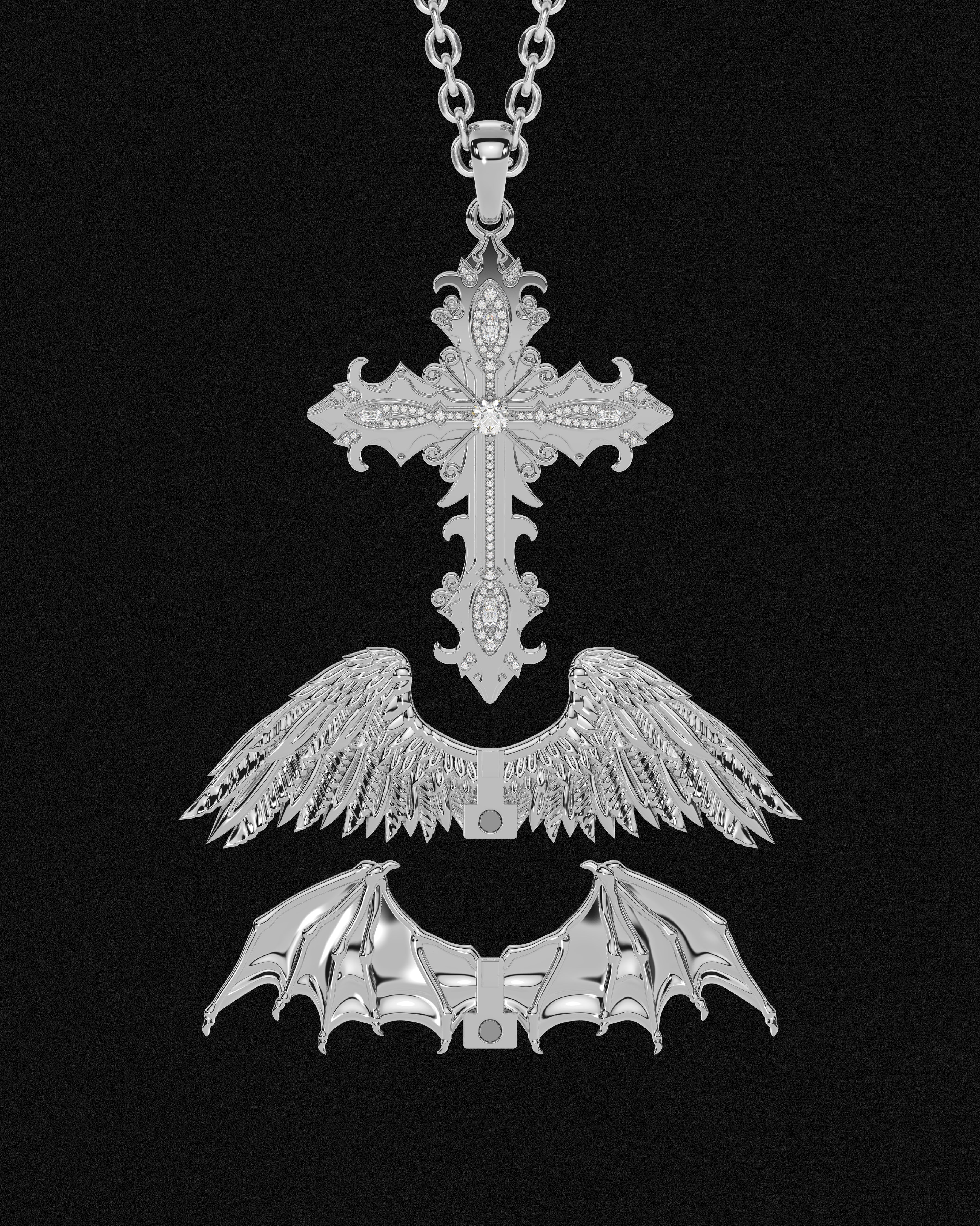 Crossed Faith Pendant Aurora | Zero Heroes®
