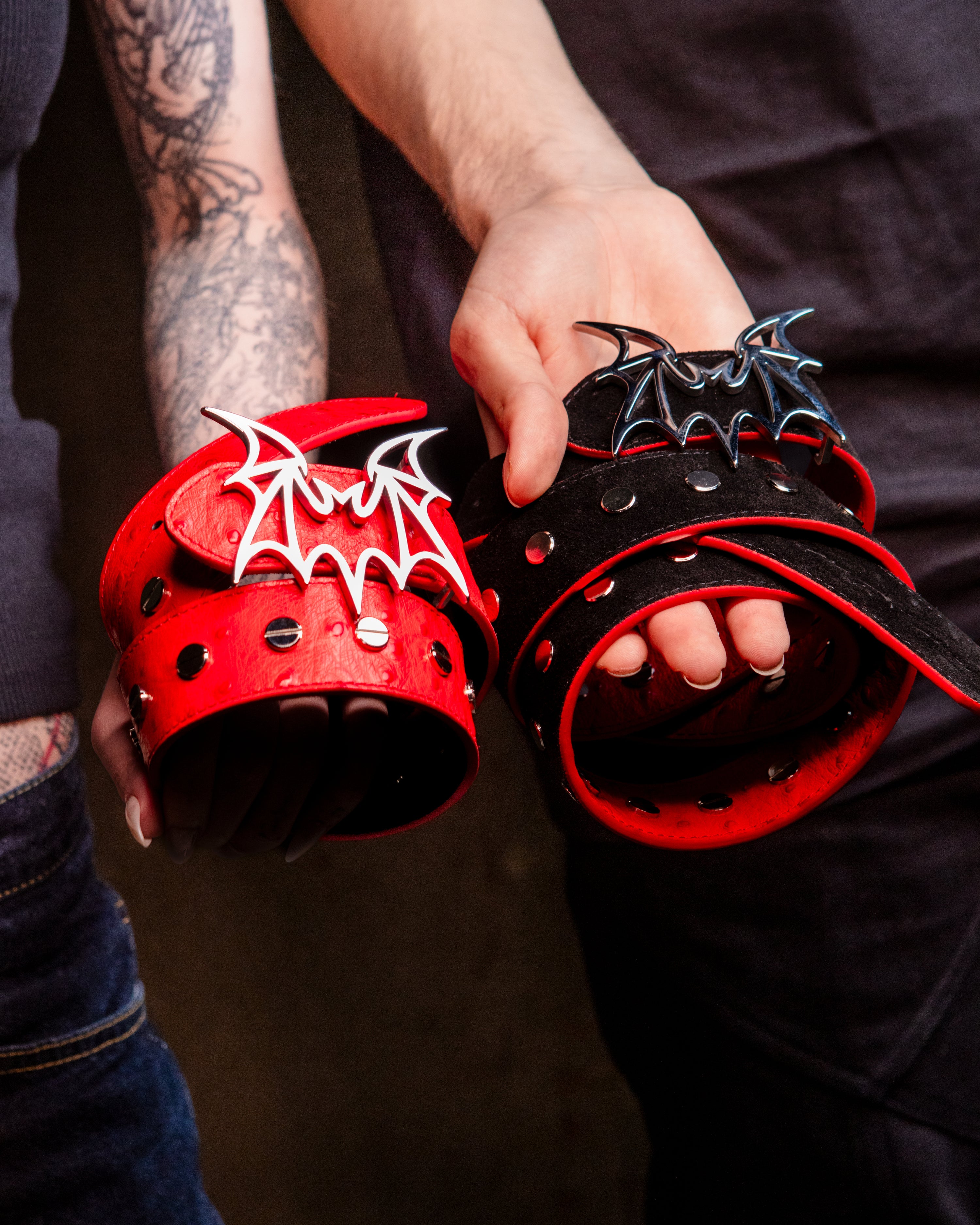 Bat Sigil Reversible Belt
