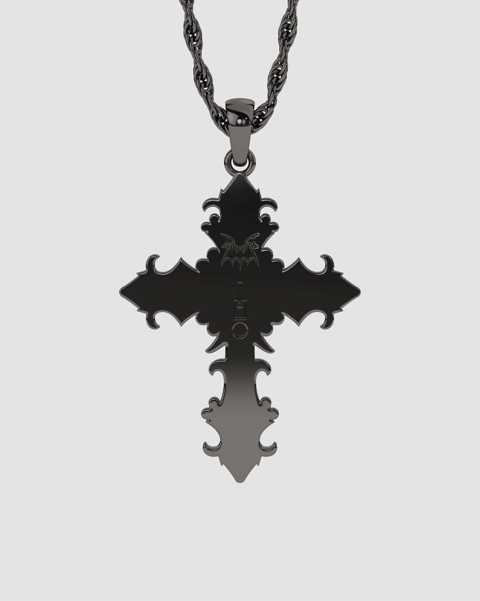 Crossed Faith Pendant Midnight