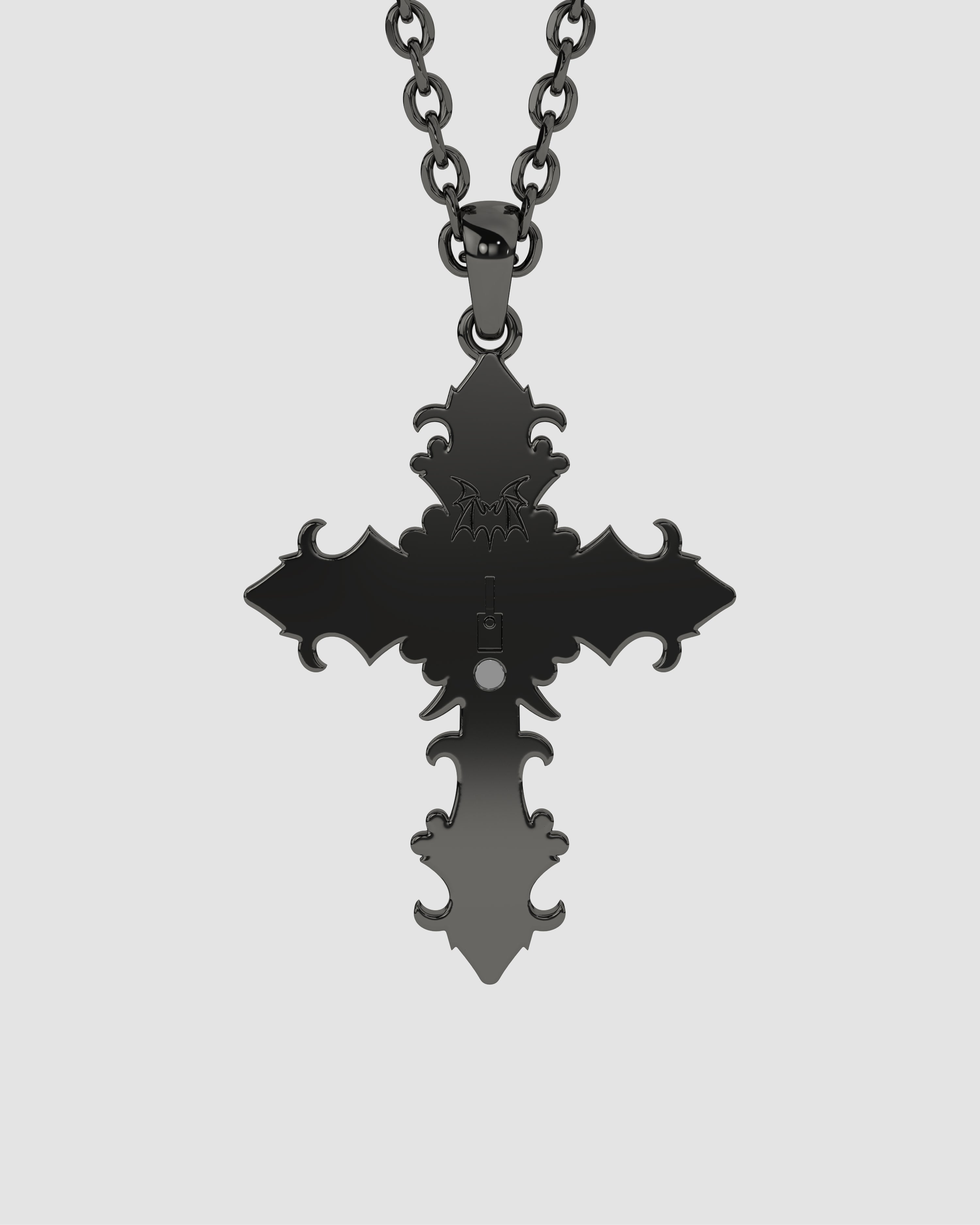 Crossed Faith Pendant Midnight