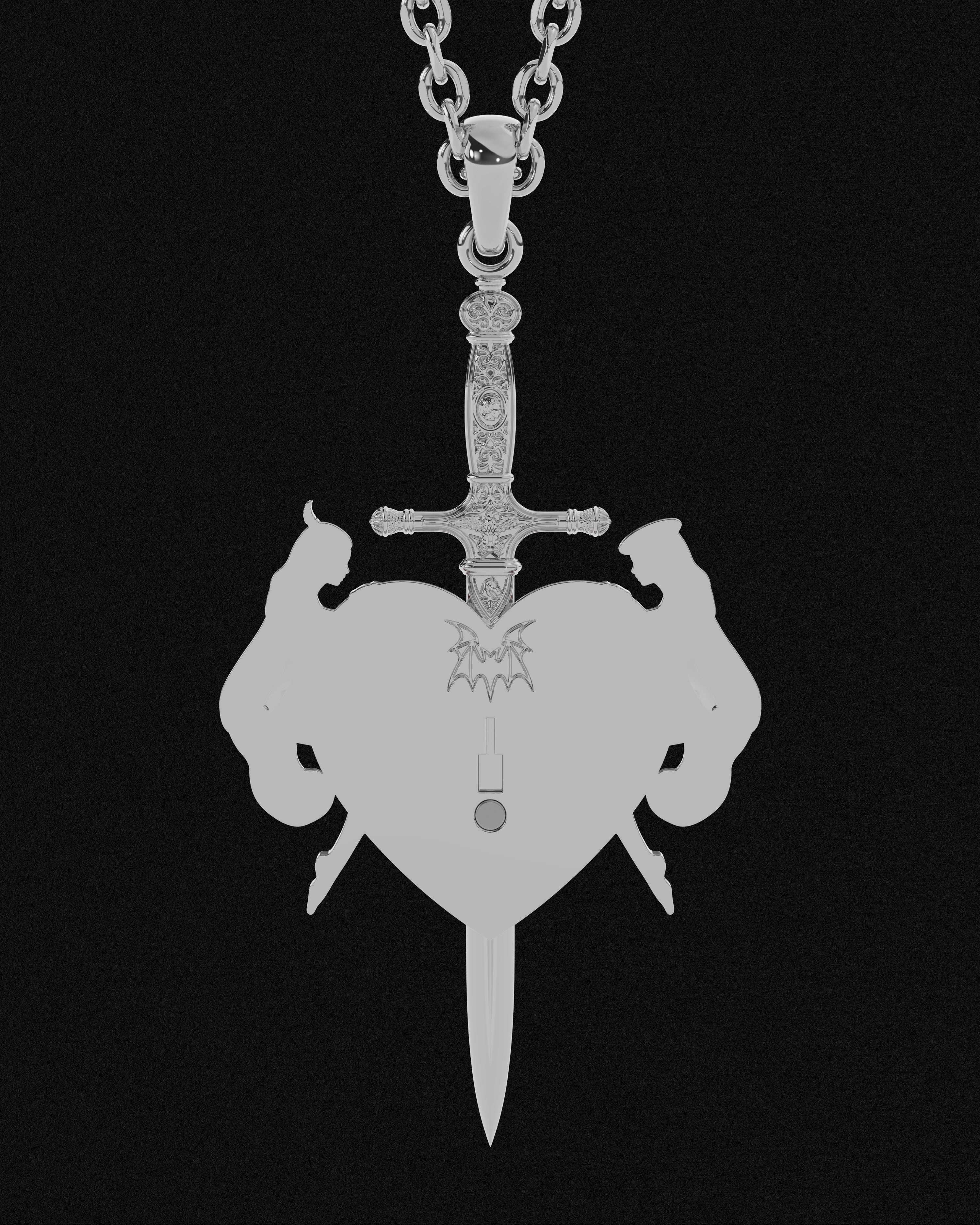 Divided Heart Pendant