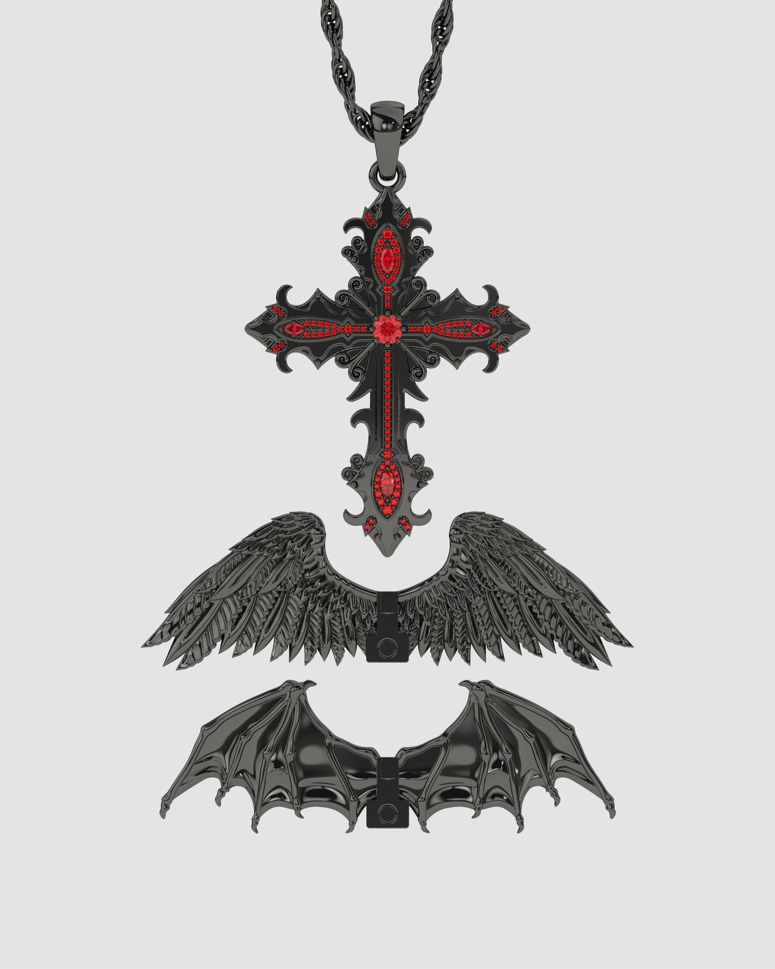 Crossed Faith Pendant Alucard