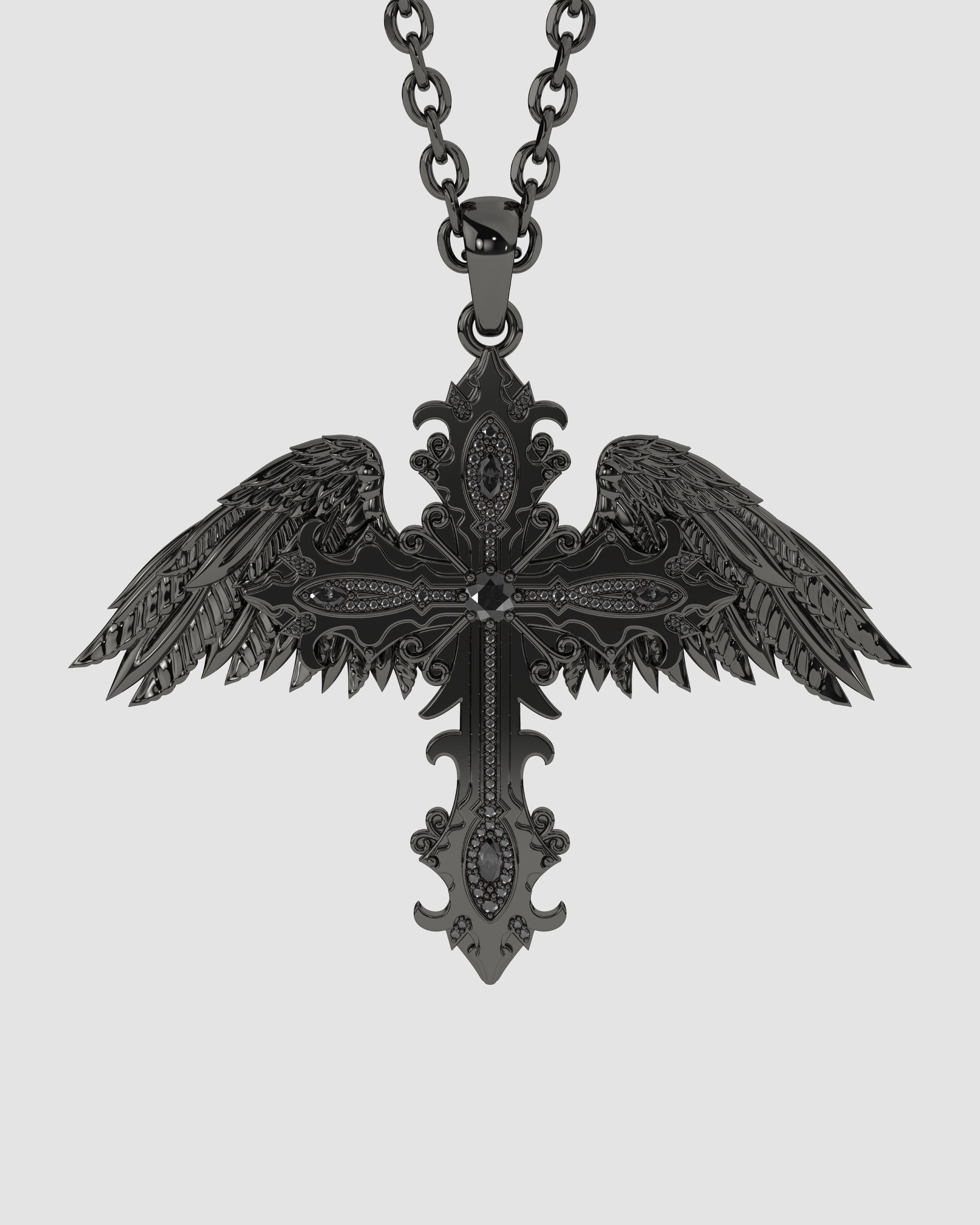 Crossed Faith Pendant Void