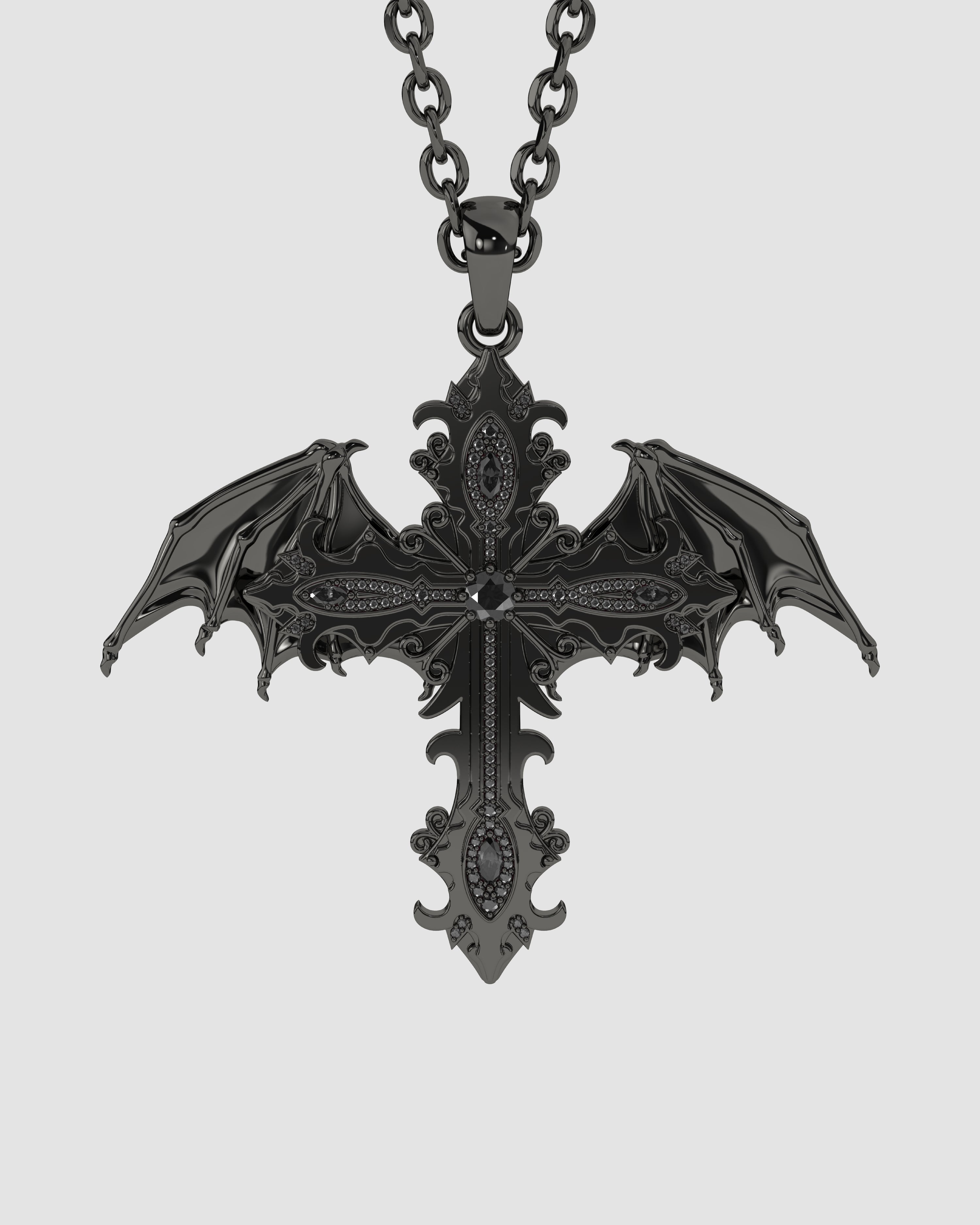 Crossed Faith Pendant Void