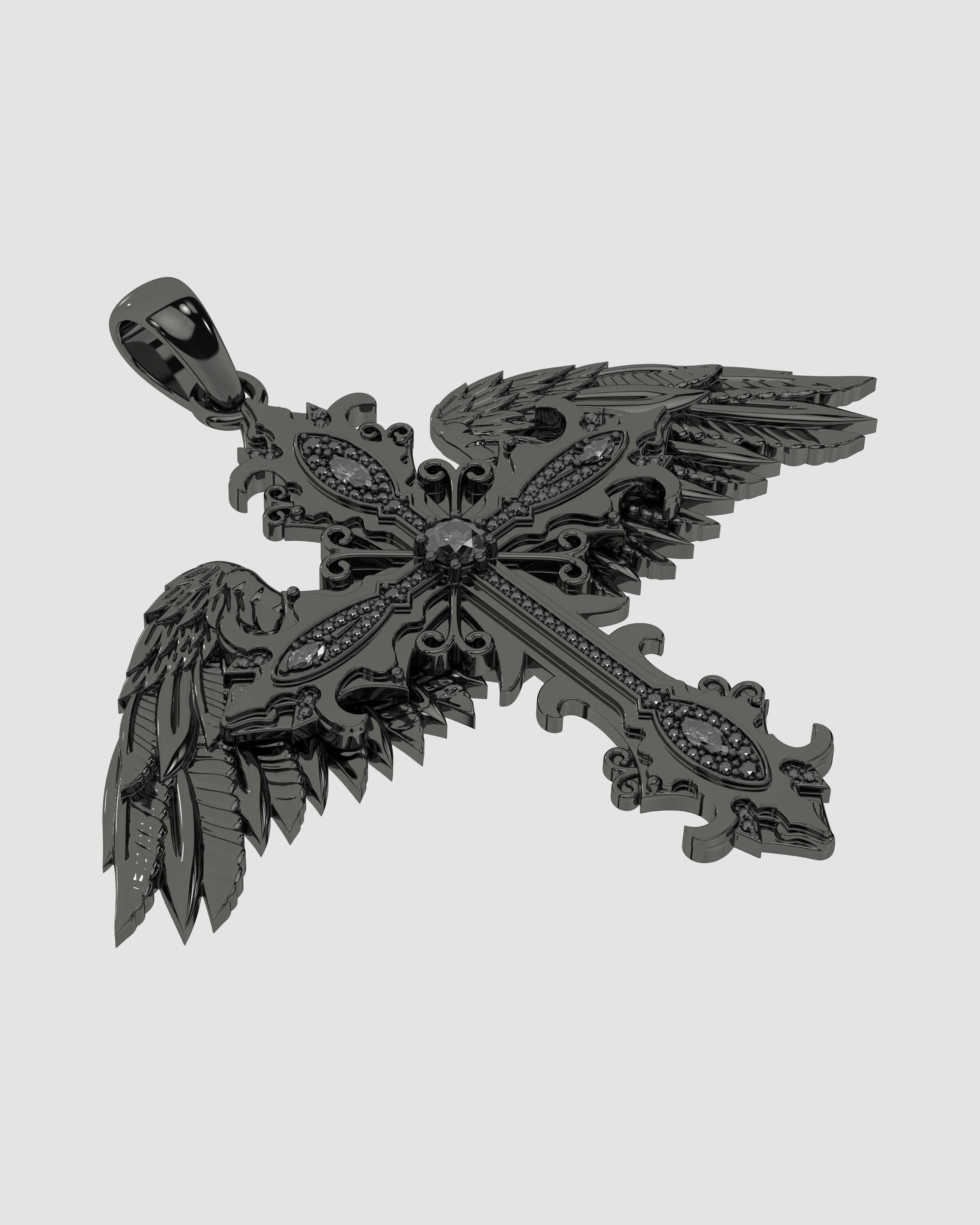 Crossed Faith Pendant Void