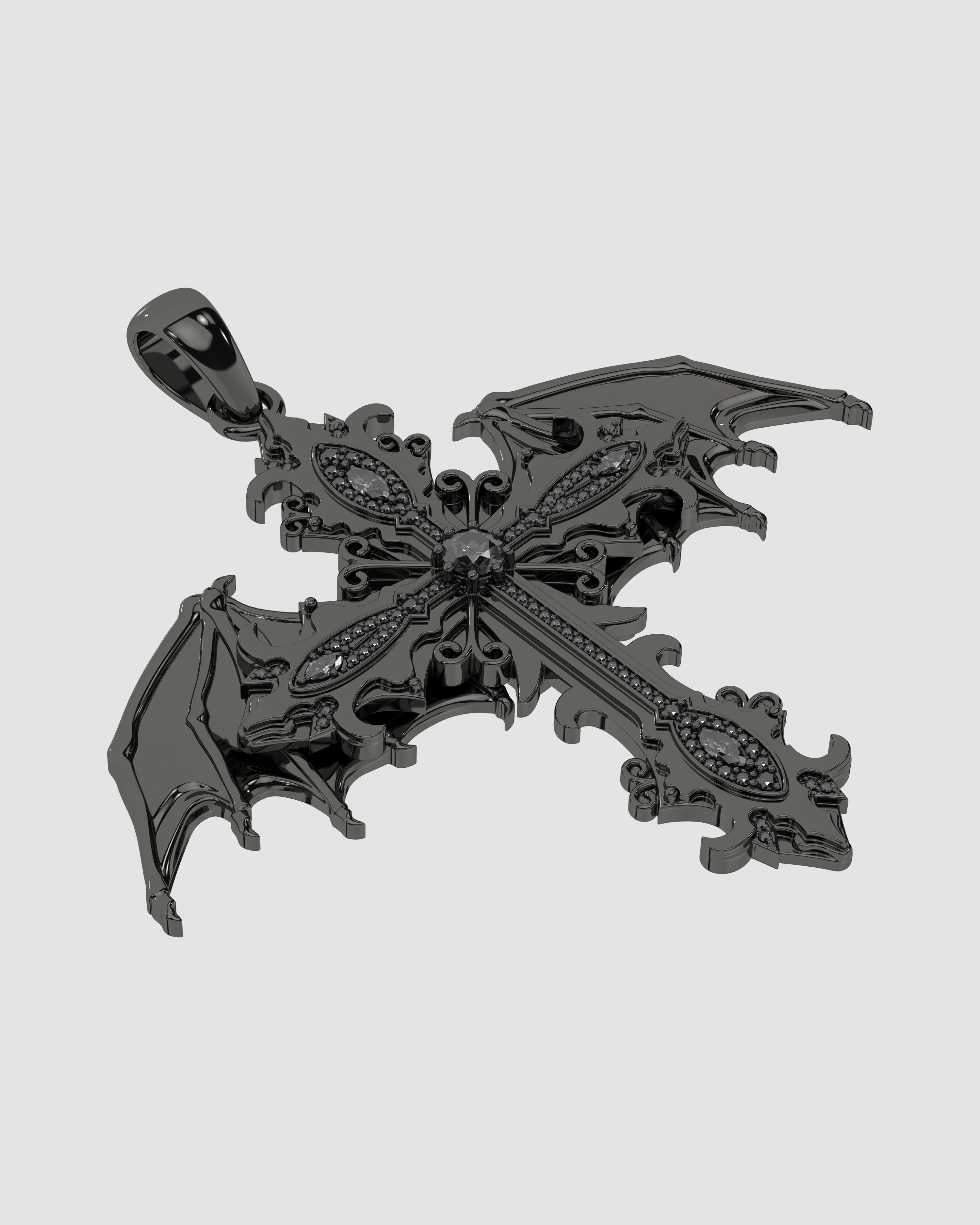 Crossed Faith Pendant Void