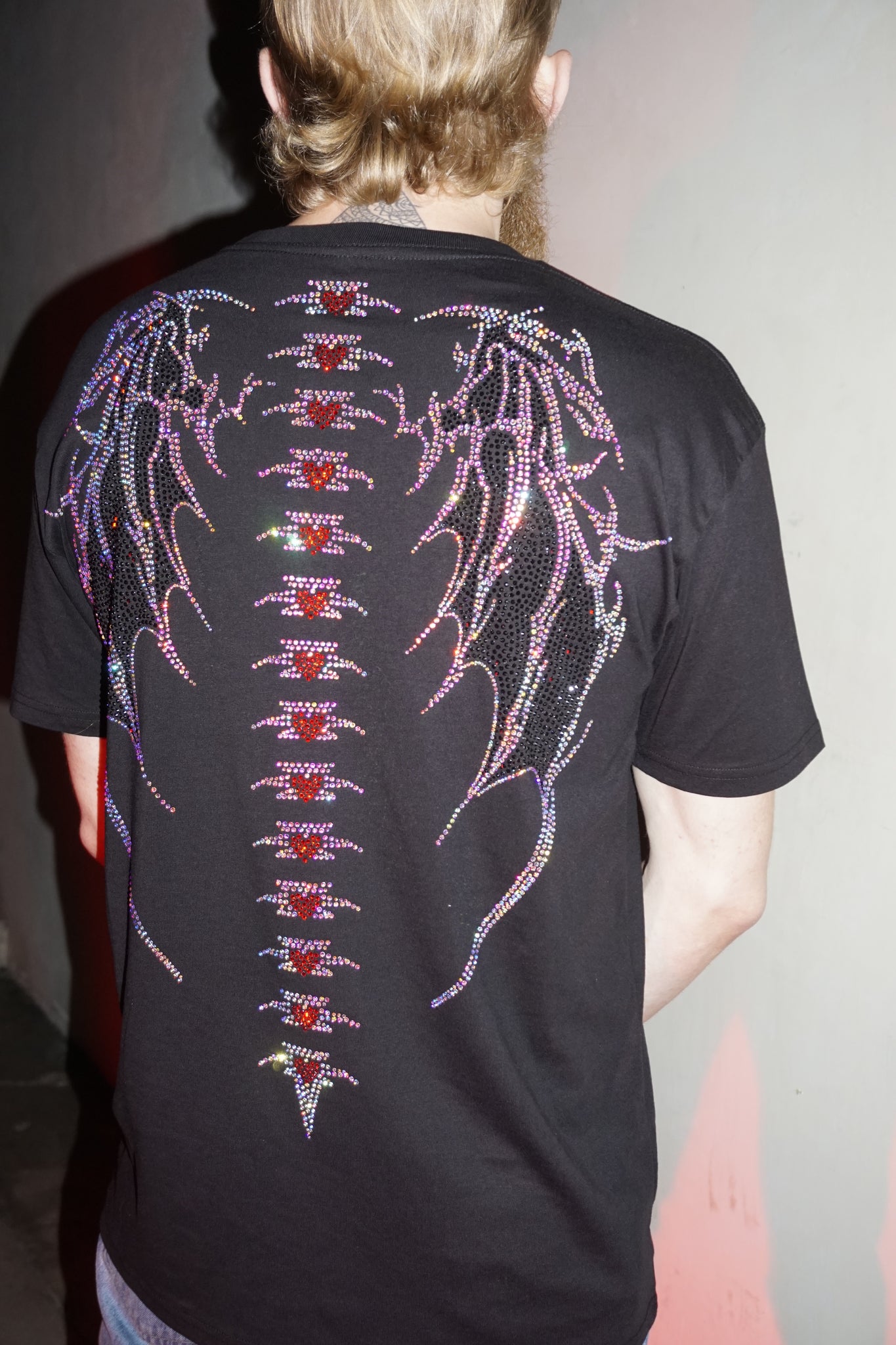 Demon Wings Rhinestone Tee