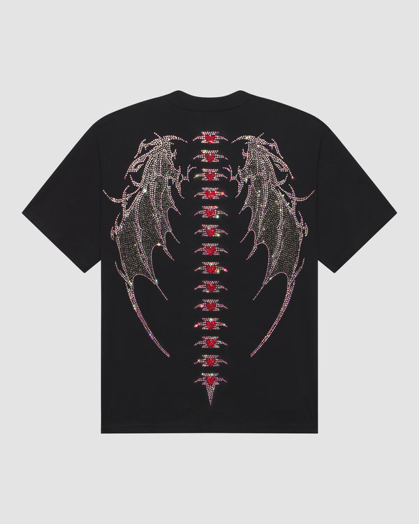 Demon Wings Rhinestone Tee