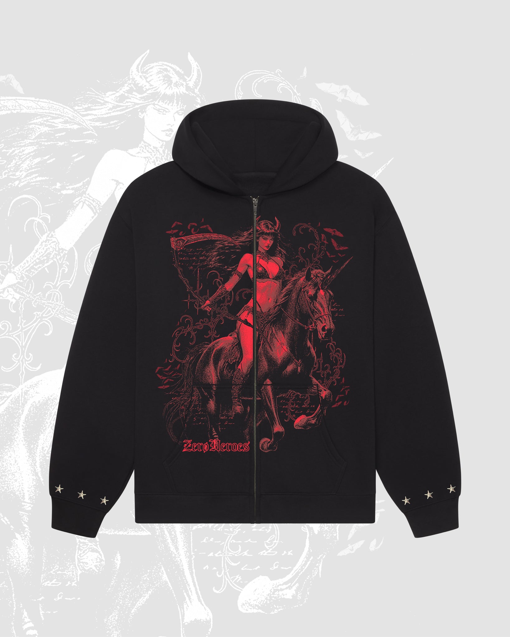 Dark Valkyrie Zip Hoodie