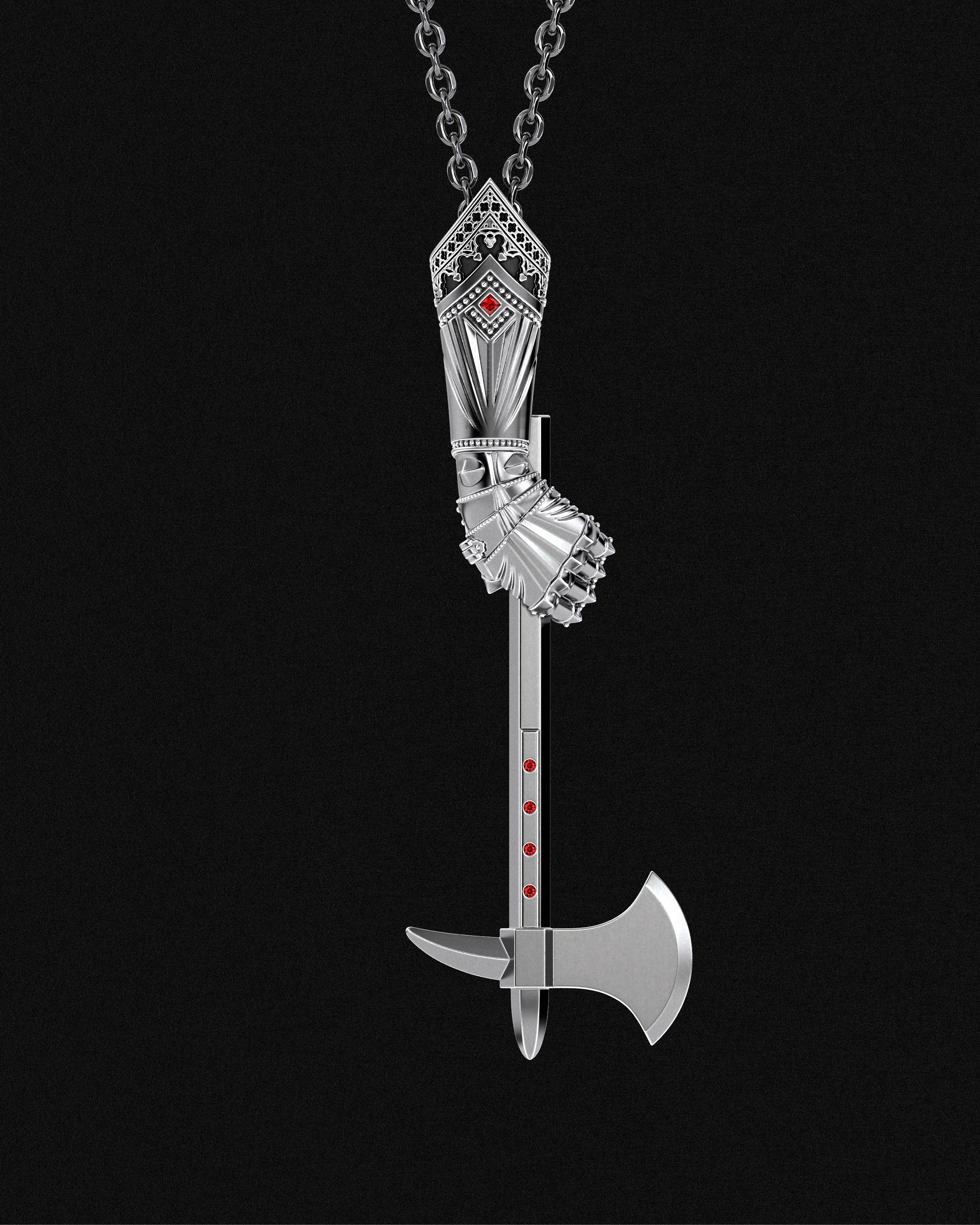 Knight's Gauntlet Pendant