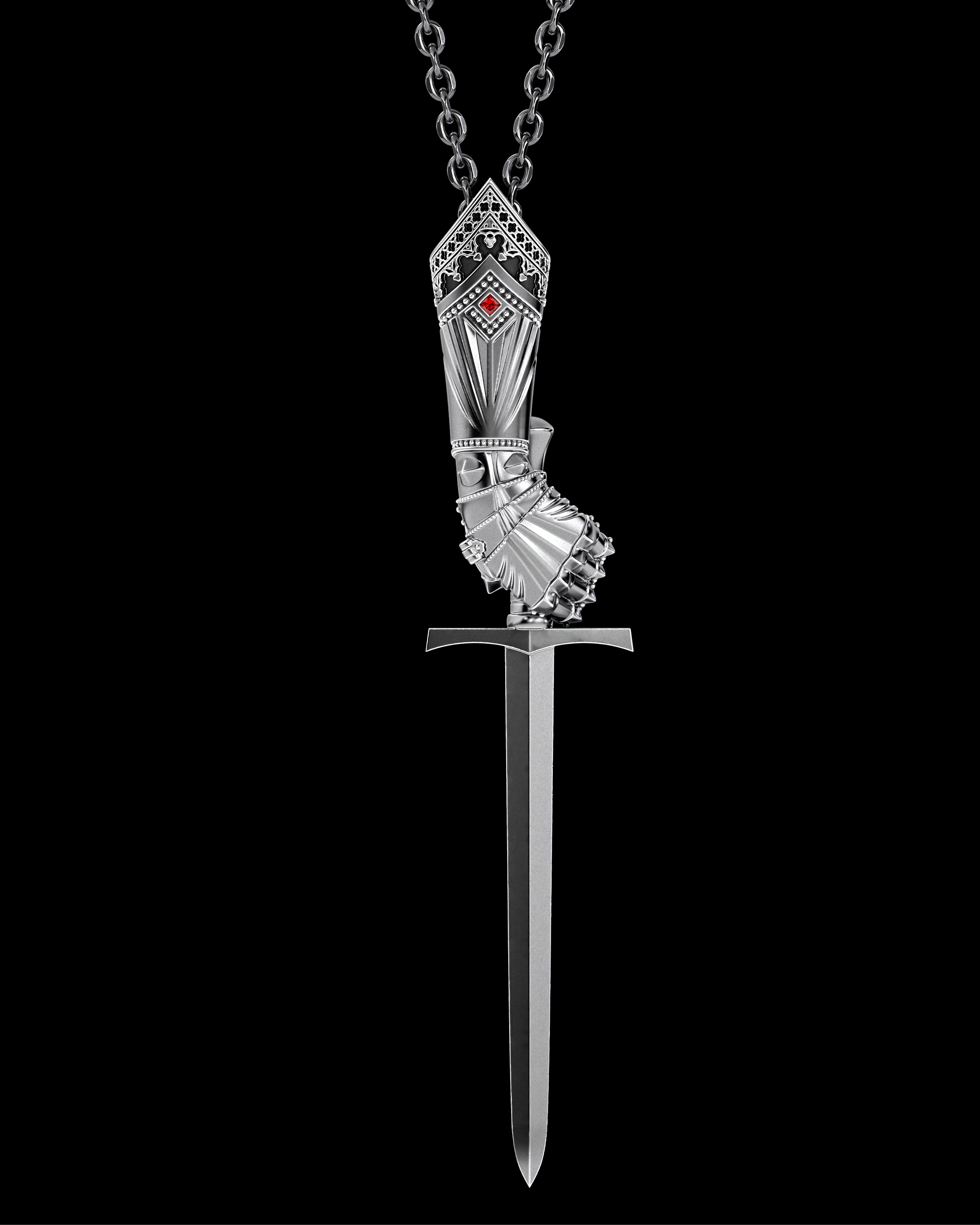 Knight's Gauntlet Pendant (Coming Soon)