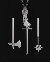 Knight's Gauntlet Pendant
