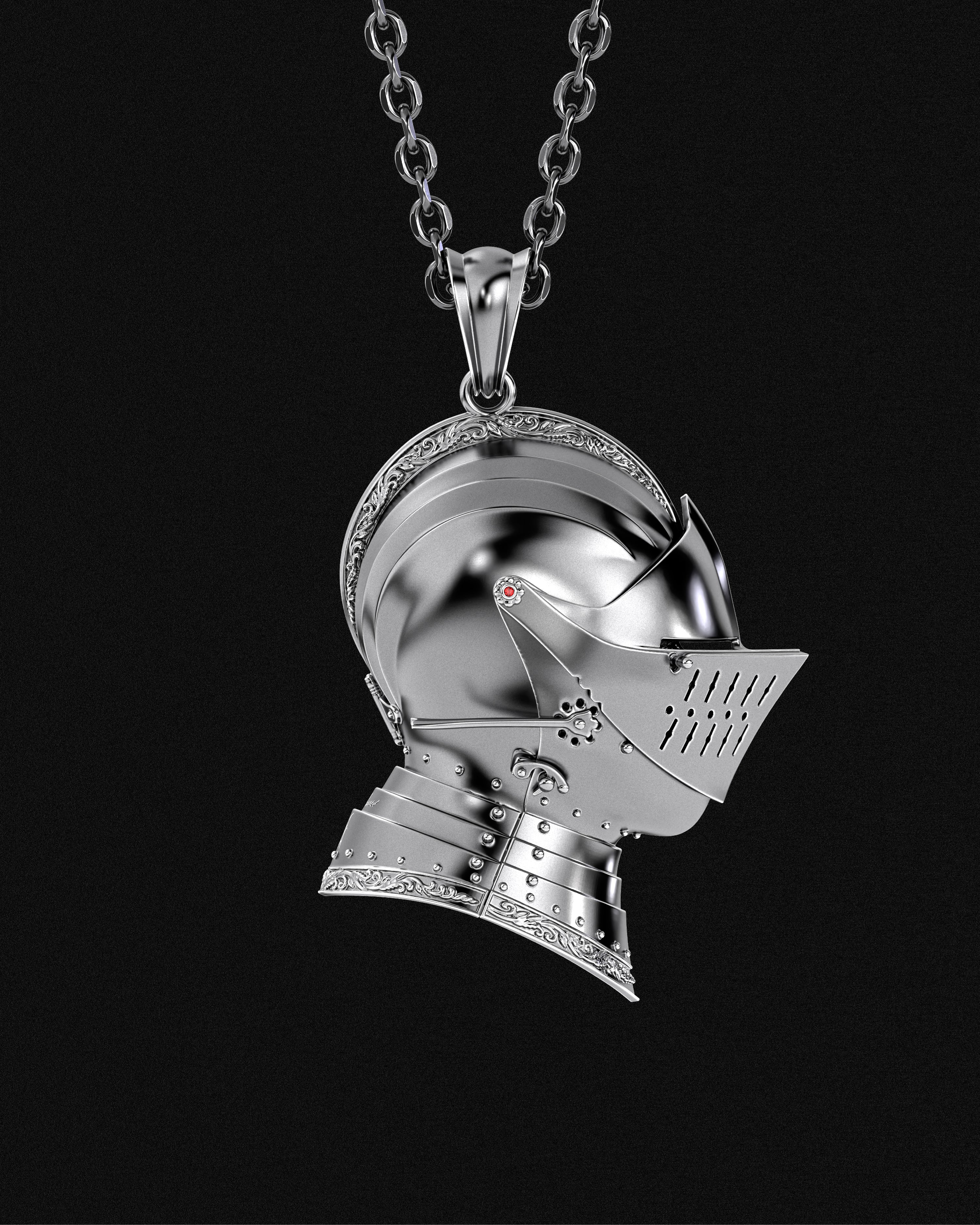 Knight's Helm Pendant