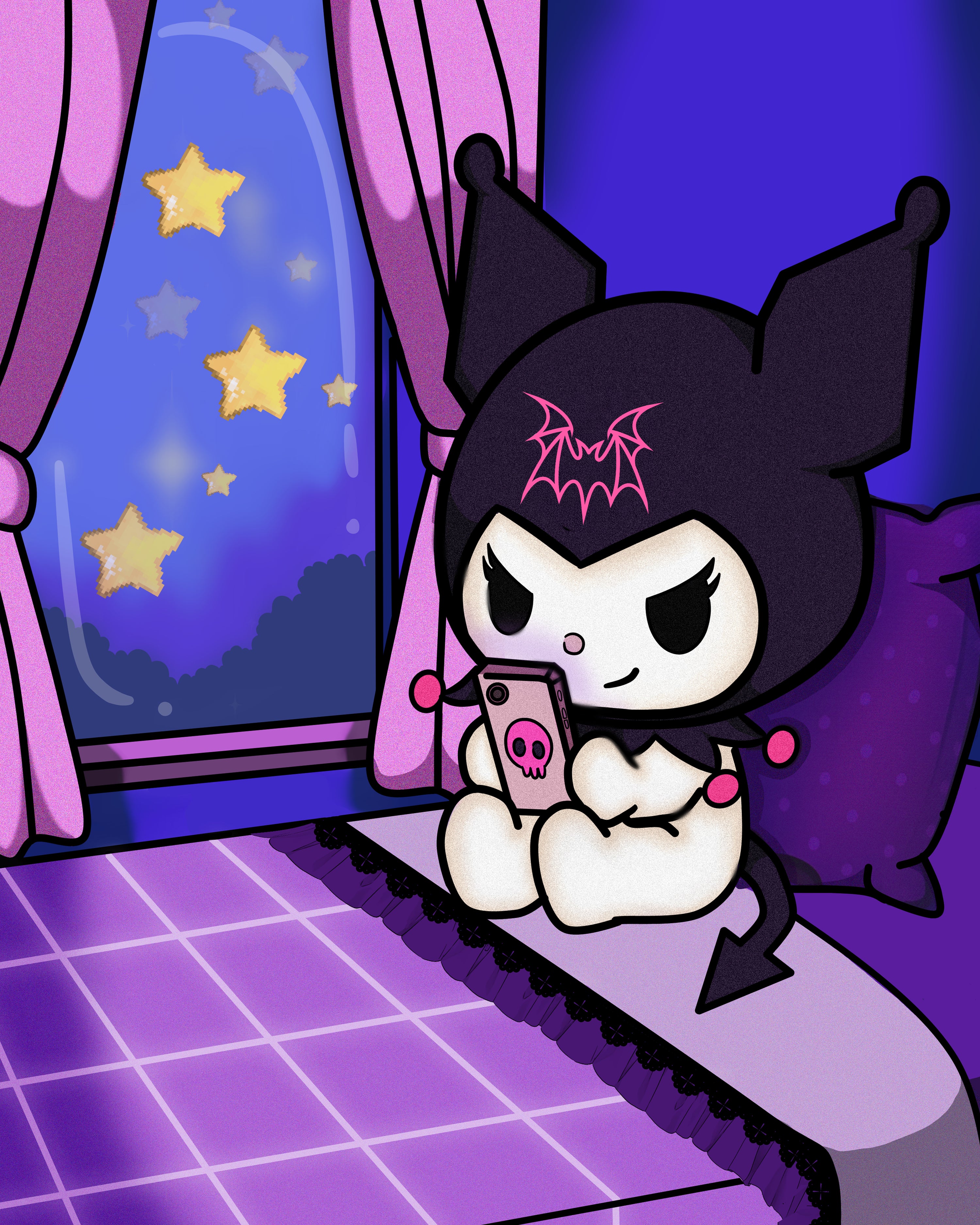 Crossed Faith Pendant Kuro