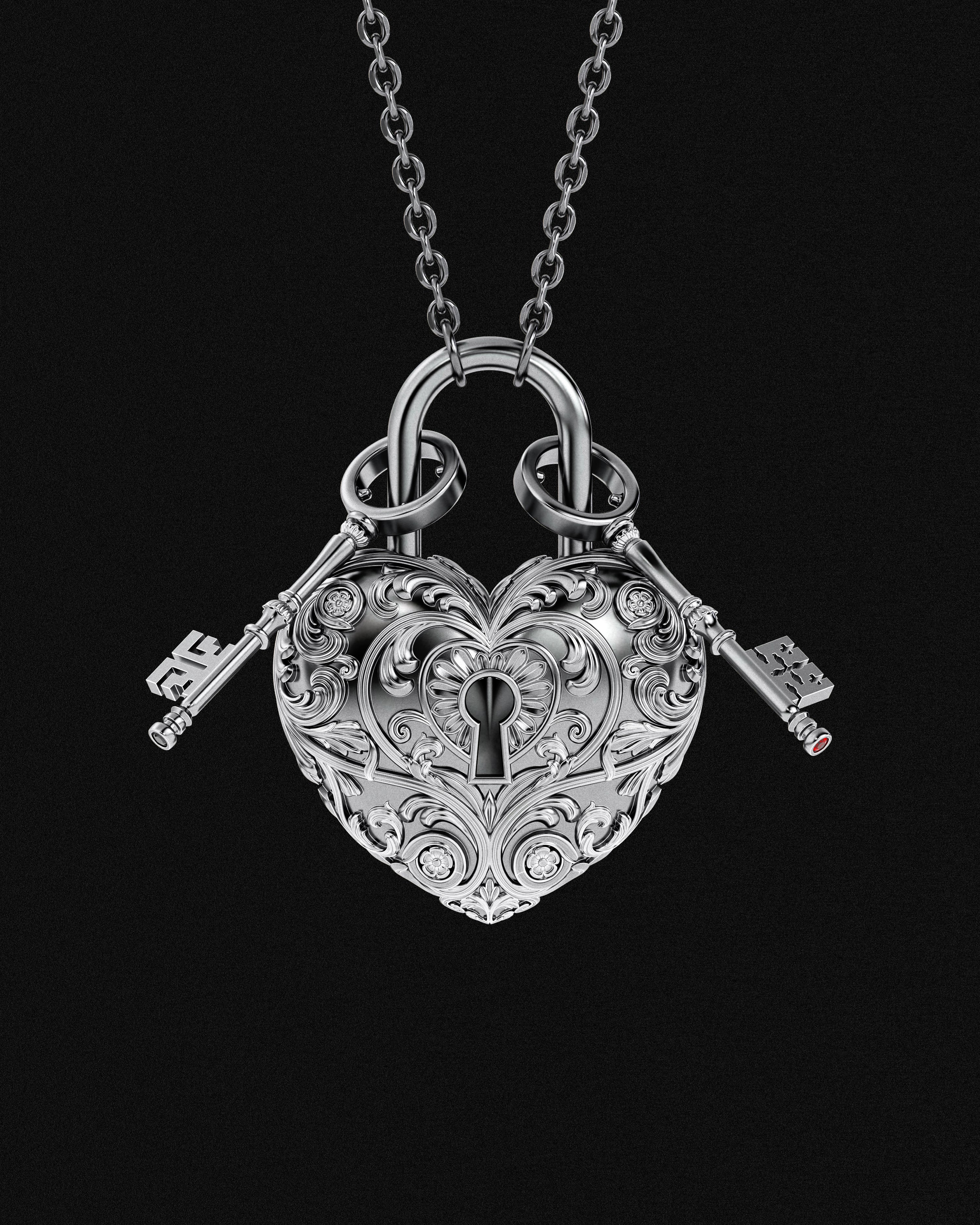 Love Lock Pendant