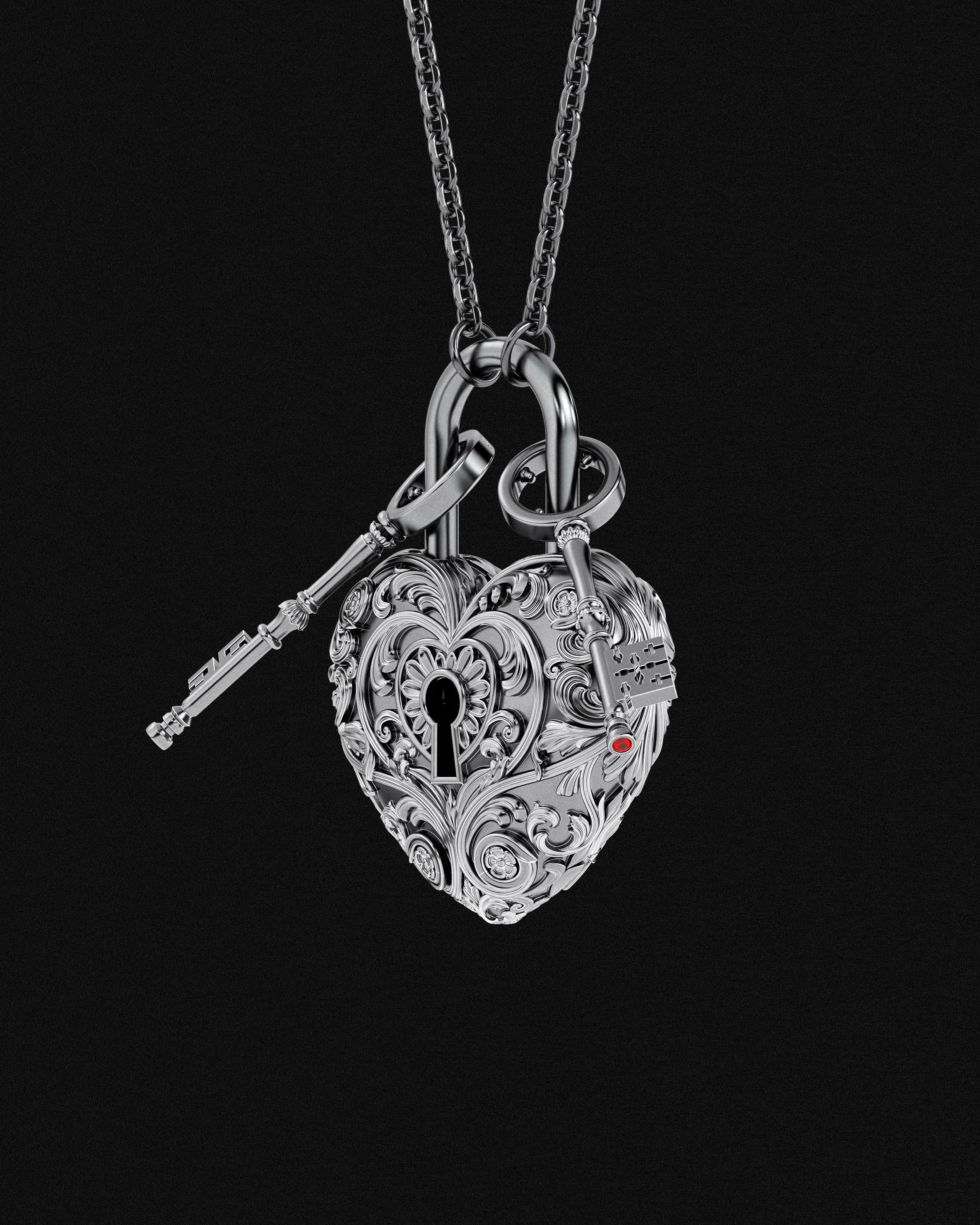 Love Lock Pendant