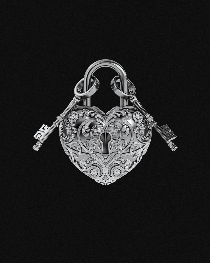 Love Lock Pendant