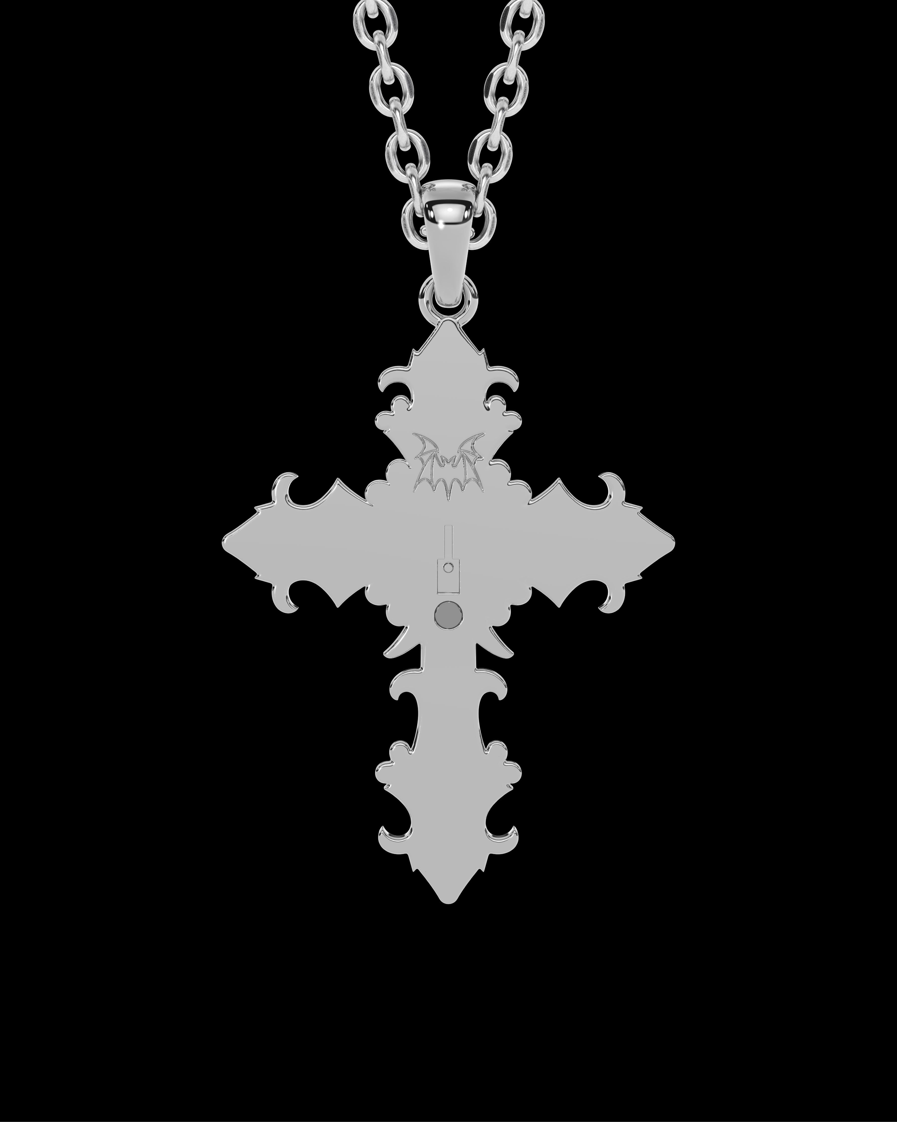 Crossed Faith Pendant Onyx | Zero Heroes®