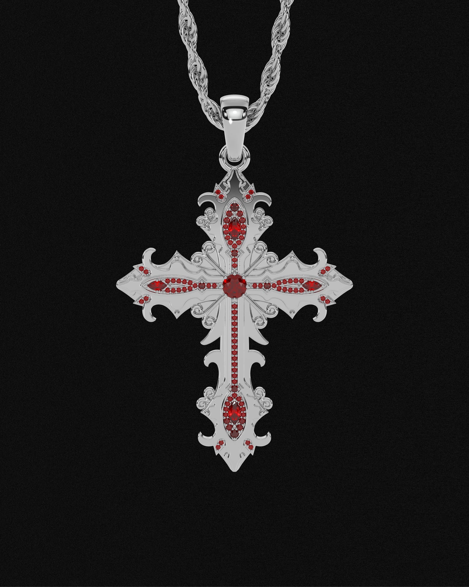 Crossed Faith Pendant