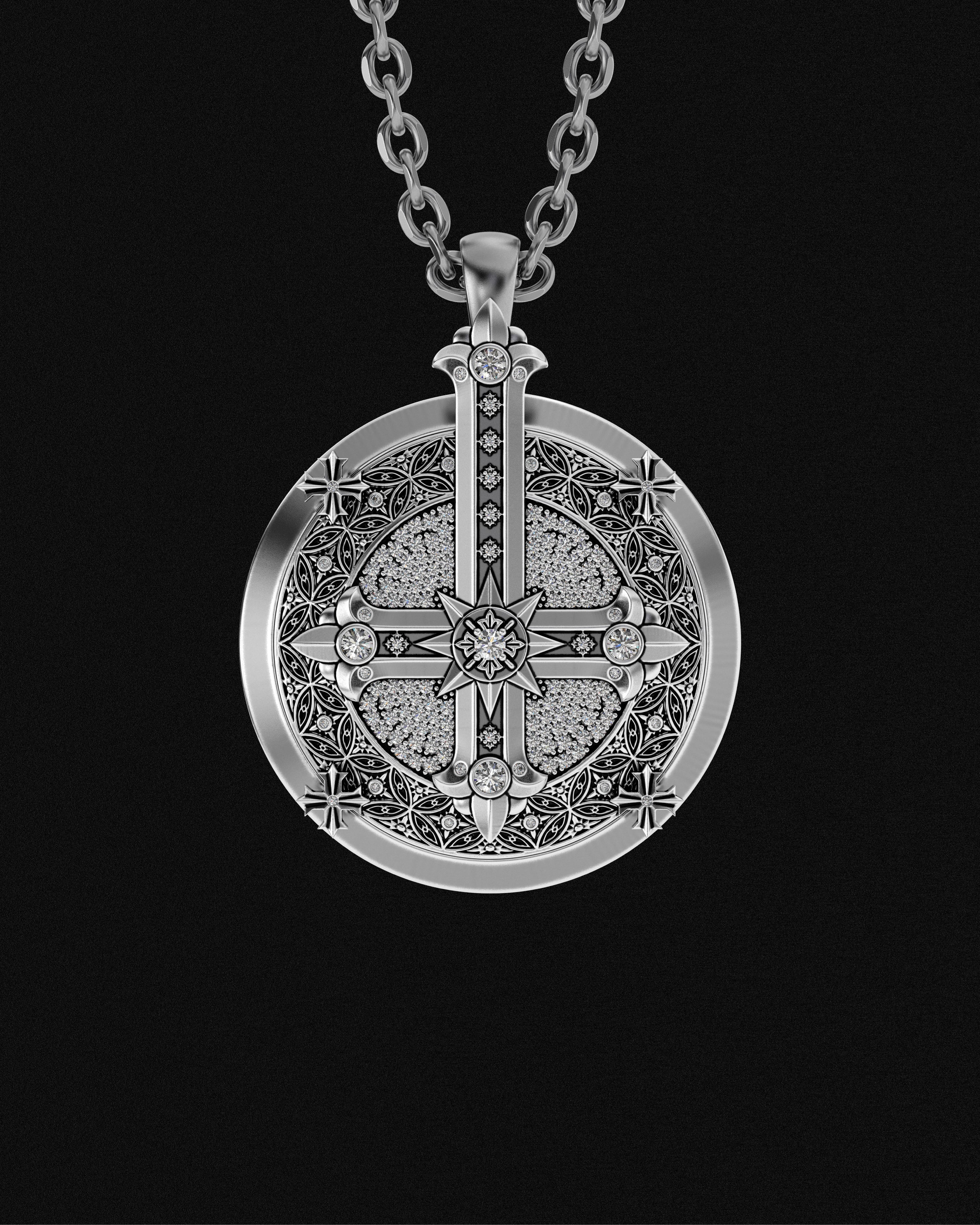 Sacred Hex Pendant Moonlight