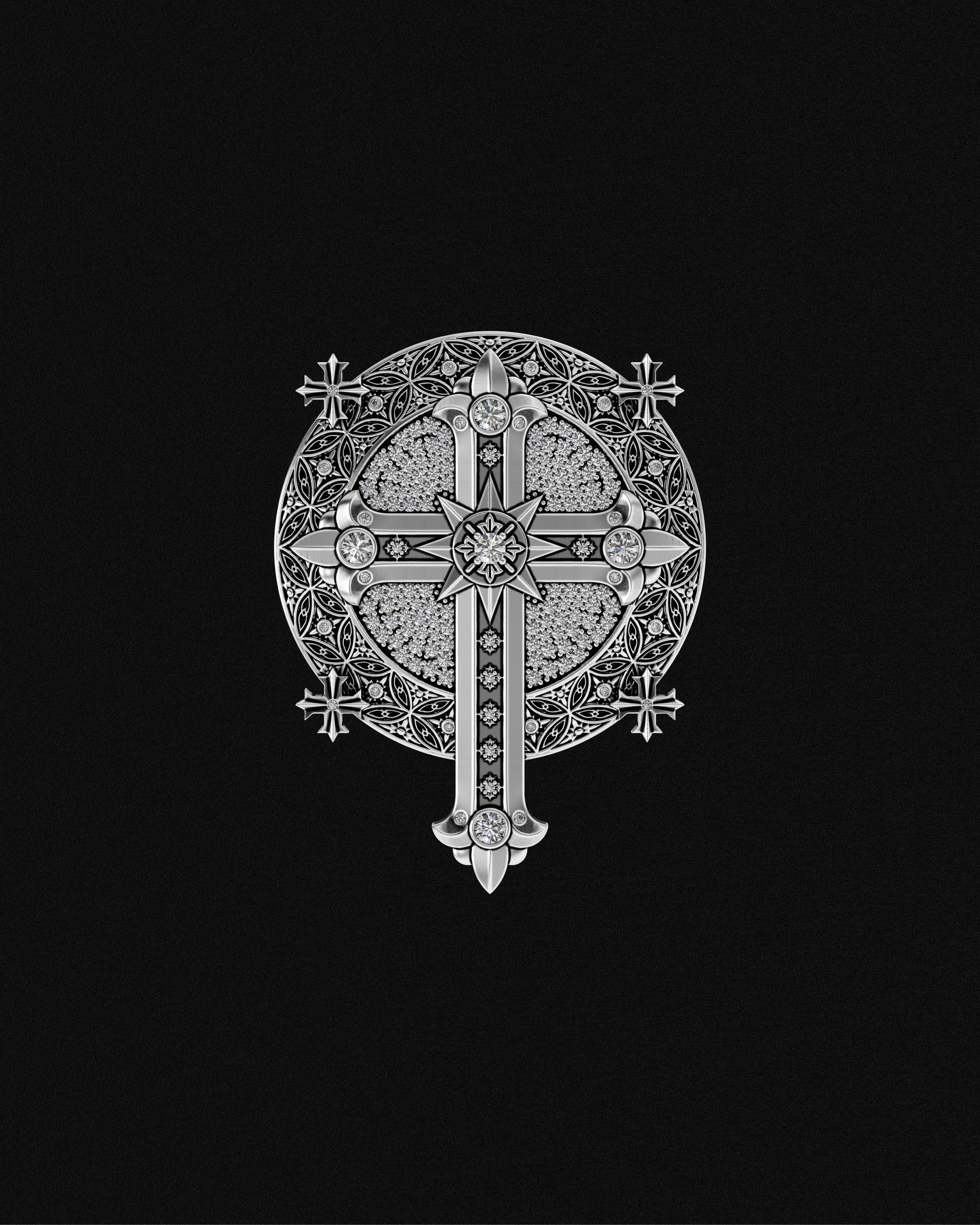 Sacred Hex Pendant Moonlight