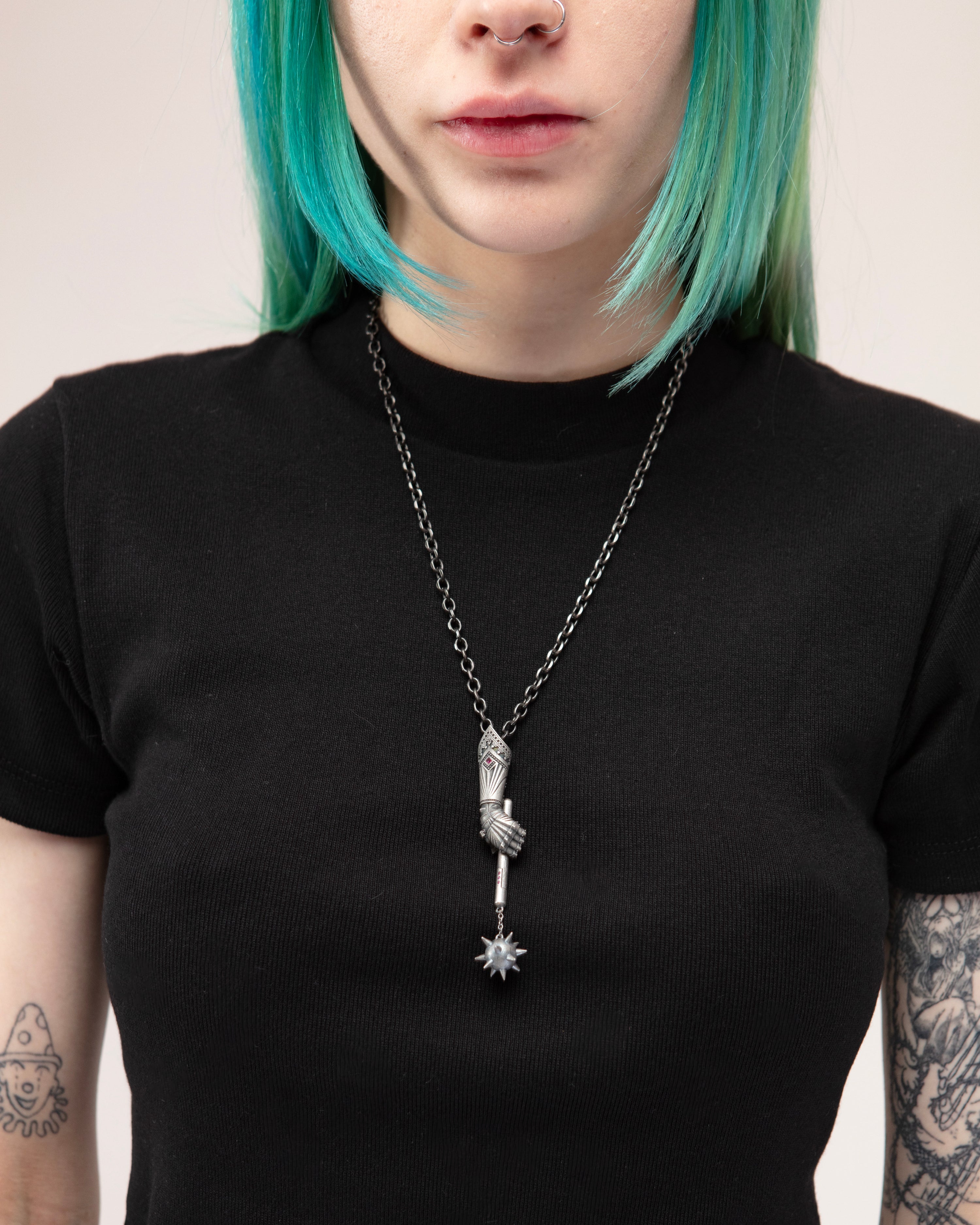 Knight's Gauntlet Pendant